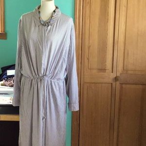 Striped Shirtdress